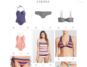 CIC Stripe Swimsuit Options