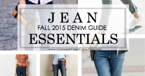 Jean Essentials: Fall 2015 Denim Guide by Conway Image Consulting