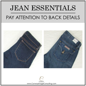 Jean Essentials/Tips: Pay Attention to Back Details