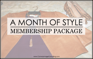 A Month of Style - Membership Package with Conway Image Consulting