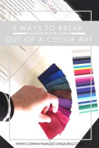 5 Ways to Break out of a Color Rut