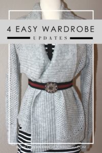 4 Easy Wardrobe Updates