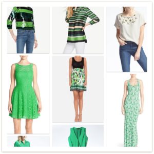How to Wear the Pantone's Color of the Year - Greenery Shoppable Catalog