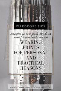 Wearing Prints for Personal and Practical Reasons
