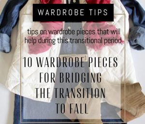 fall wardrobe pieces